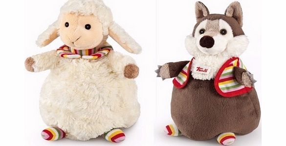 Soft Toys - Puppet Wolf / Lamb - cm. 25 -